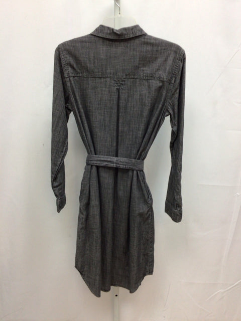 Sonoma Size Small Gray Long Sleeve Dress