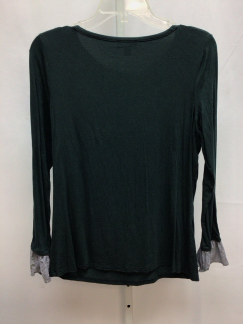 Vince Camuto Size Medium Turquoise Long Sleeve Top