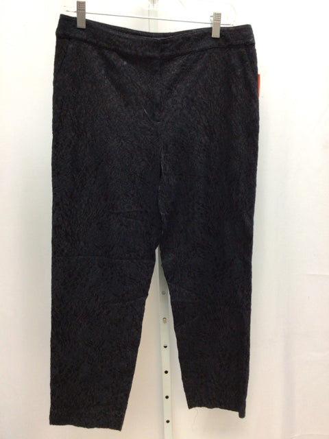 St. John Couture Size 10 Black on black Designer Pants