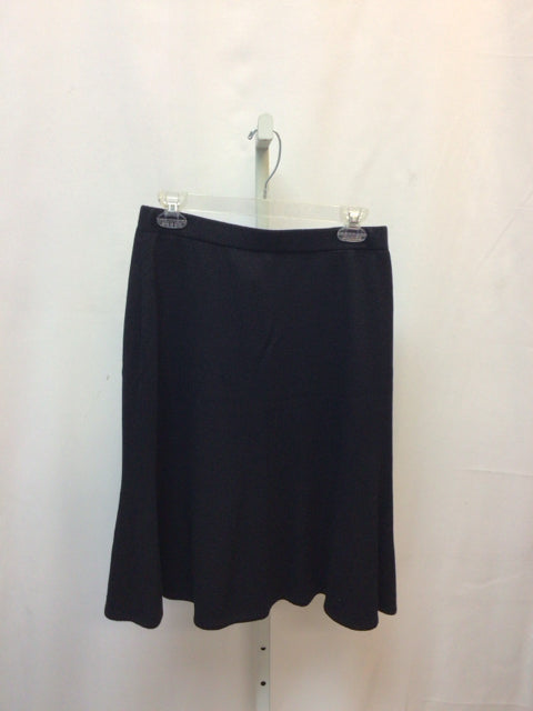 Size 8 St. John Collection Black Designer Skirt