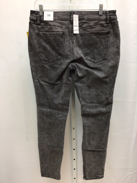 WHBM Size 10 Gray Denim Jeans