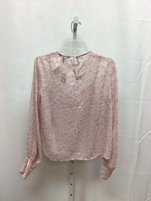 Express Size Small Pink Long Sleeve Top