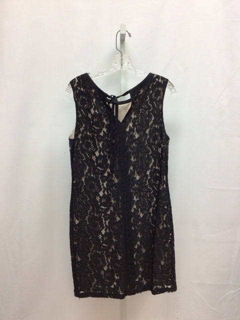 Size 8 WHBM Black Lace Sleeveless Dress