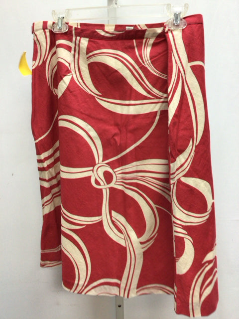 Forth & Towne Size 18 Red/Cream Skirt