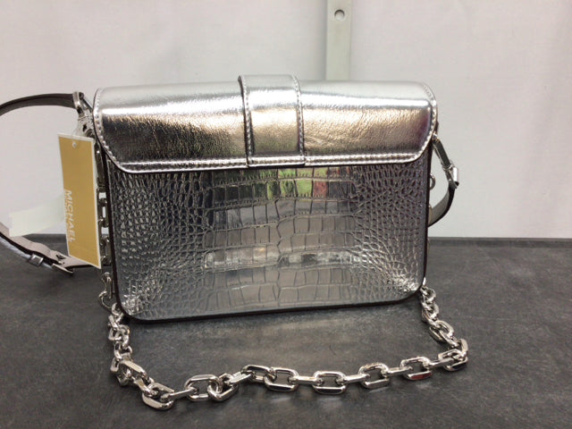 Michael Kors Silver Designer Handbag