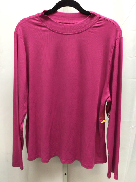 Shein Size 4X Hot Pink Long Sleeve Top