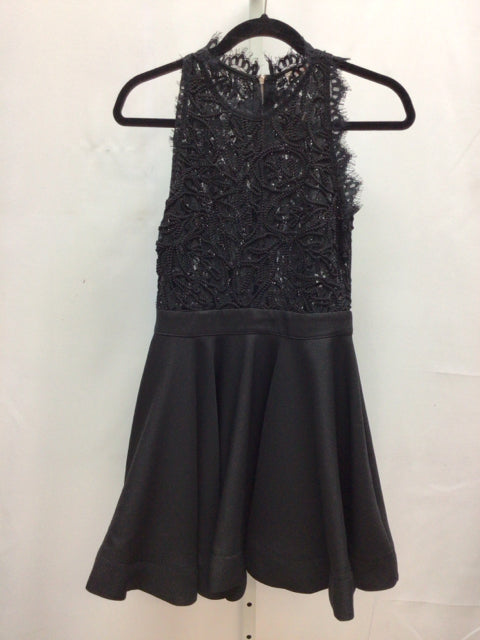 Size Small Black Lace Junior Dress