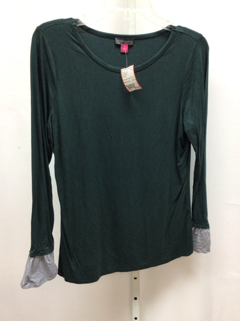 Vince Camuto Size Medium Turquoise Long Sleeve Top