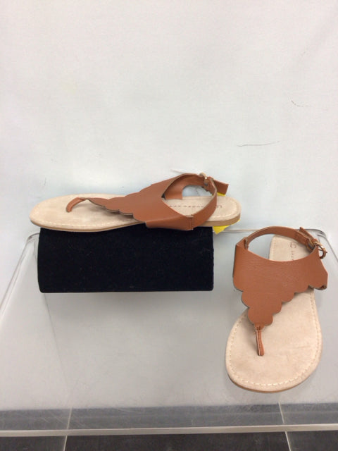 Lauren Conrad Size 8.5 Brown Sandals