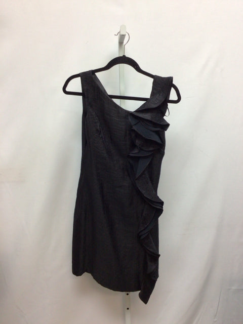 Size 4 London Times Black Sleeveless Dress