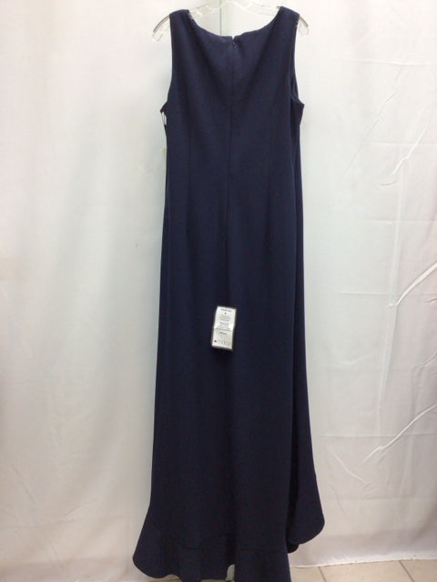 Size 14 Calvin Klein Navy Sleeveless Dress