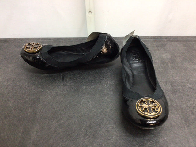 Tory Burch Size 7 Black Designer Shoe