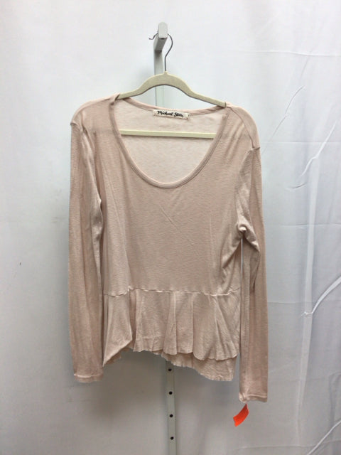 Michael Stars Size OS Pink Long Sleeve Top