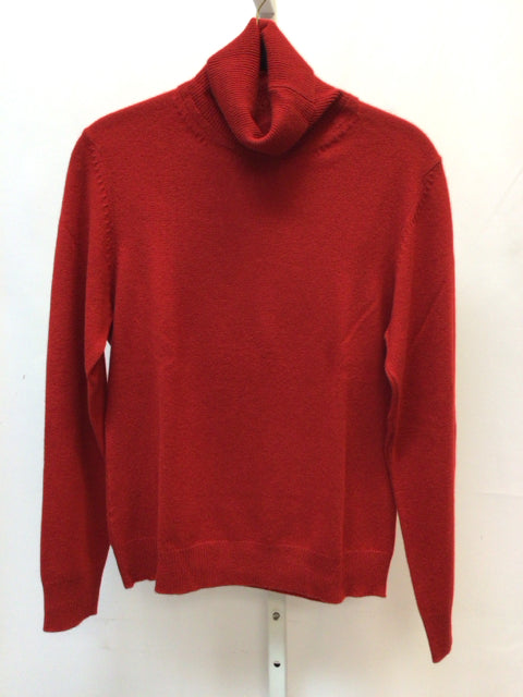 Mendocino Size Medium Red Long Sleeve Sweater