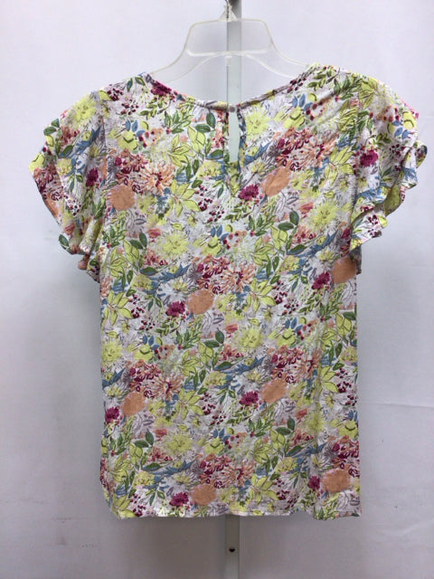 Cynthia Rowley Size Small Floral Short Sleeve Top