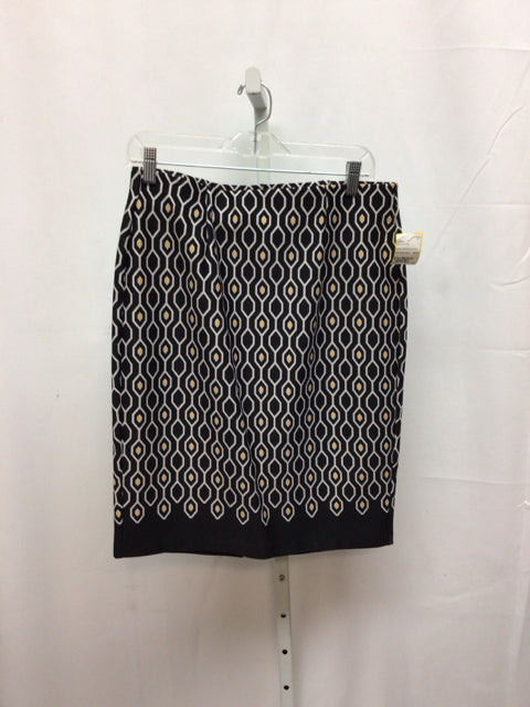 Size Medium roz&ALI Black/White Skirt