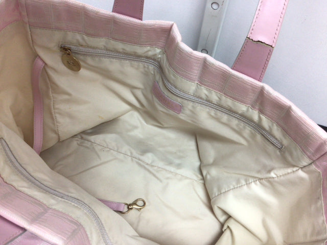 Chanel Pink Print Designer Handbag