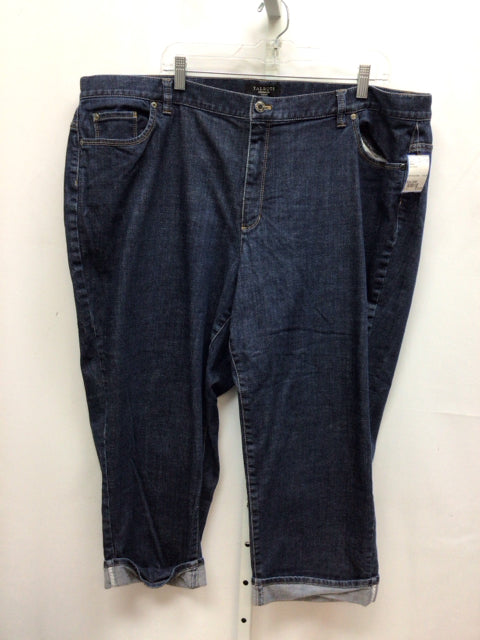 Talbots Size 24W Dark Denim Jeans