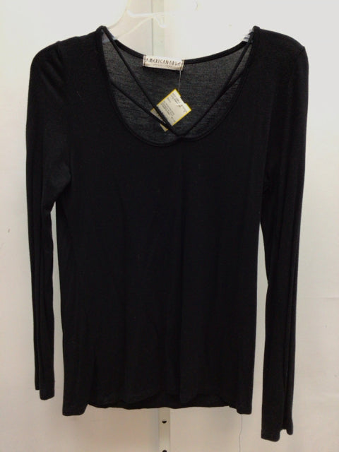 Size Small Black Long Sleeve Top