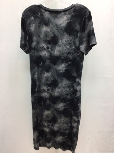 Size XS Colleen Lopez Black/Gray Short Sleeve Dress