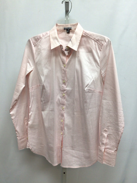 Ann Taylor Size 6 Pink Long Sleeve Top