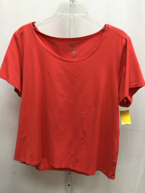 Ruby Rd. Size 1X Red Short Sleeve Top