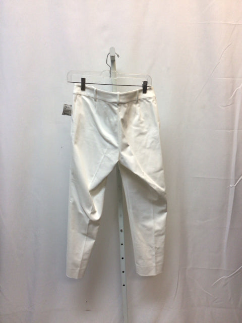 St. John Size 4 White Designer Pants