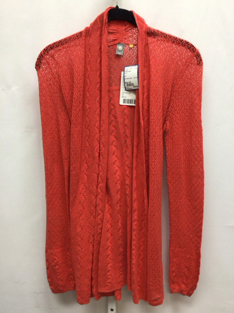 Anthropologie Size XS coral Cardigan