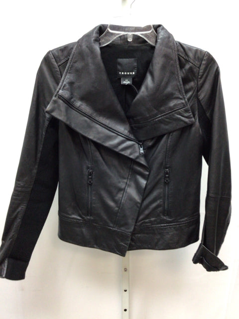 TROUVE Size XXS Black Jacket
