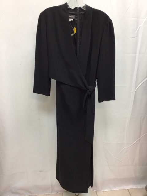 Size 8 Donna Morgan Black Long Sleeve Dress
