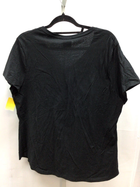 jms Size XL/1X Black T-shirt