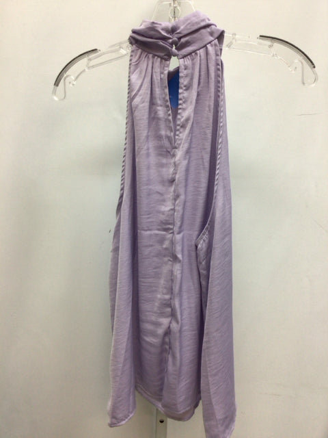 Mello Day Size Large Lavender Sleeveless Top