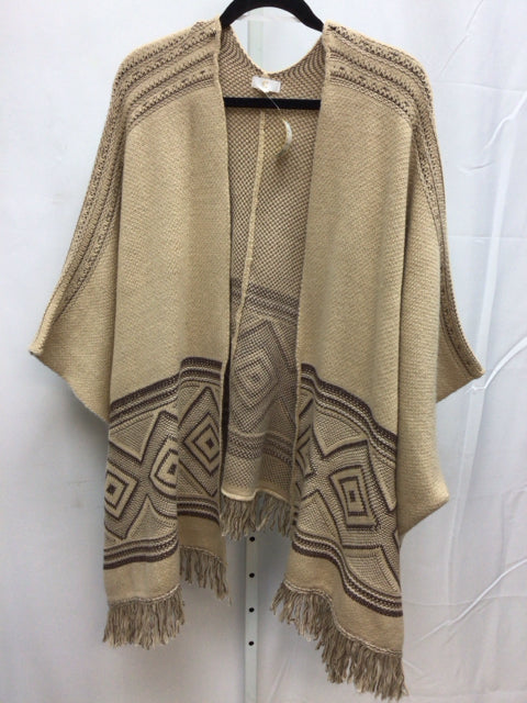 Charming Charlie Size One Size Taupe Cardigan
