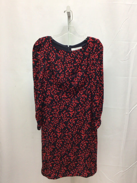 Size 8 L.K. Bennett Black/Red Designer Dress