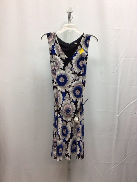 Size 10 Tommy Hilfiger Black/White Sleeveless Dress