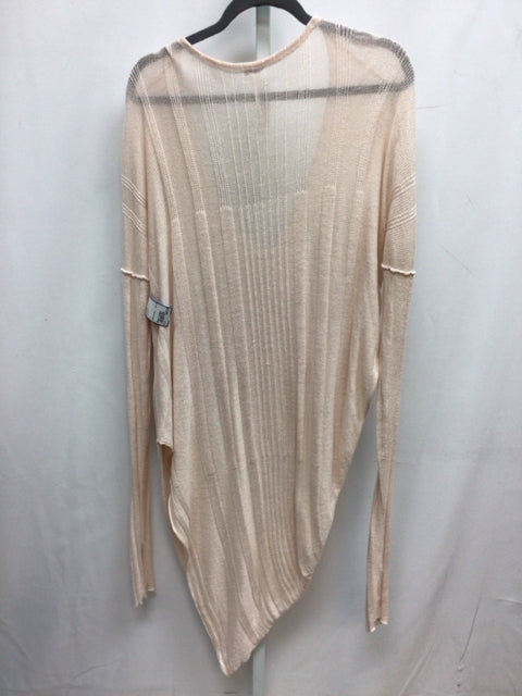 Size Large Free People Pale Pink Long Sleeve Dress