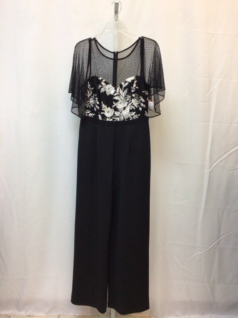 Size 8 adrianna papell Black Jumpsuit