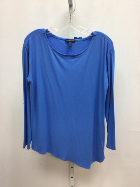 Eileen Fisher Size Medium Blue Long Sleeve Top