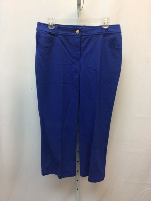 St. John Sport Size 6 Royal Blue Designer Pants