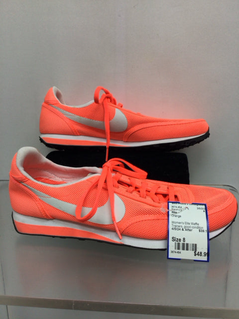 Nike Size 8 Orange Sneakers