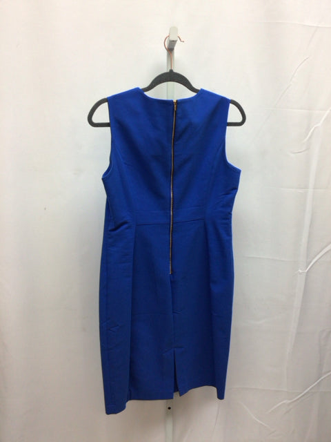 Size 8 Calvin Klein Royal Blue Sleeveless Dress