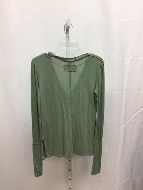 We the Free Size Small Green Long Sleeve Top