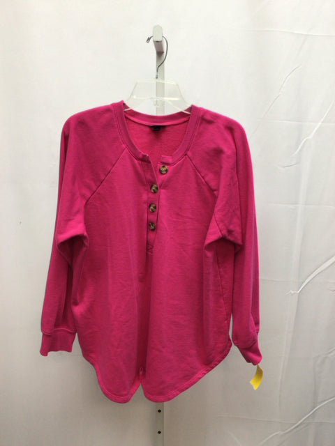 Torrid Size XL Pink Long Sleeve Top