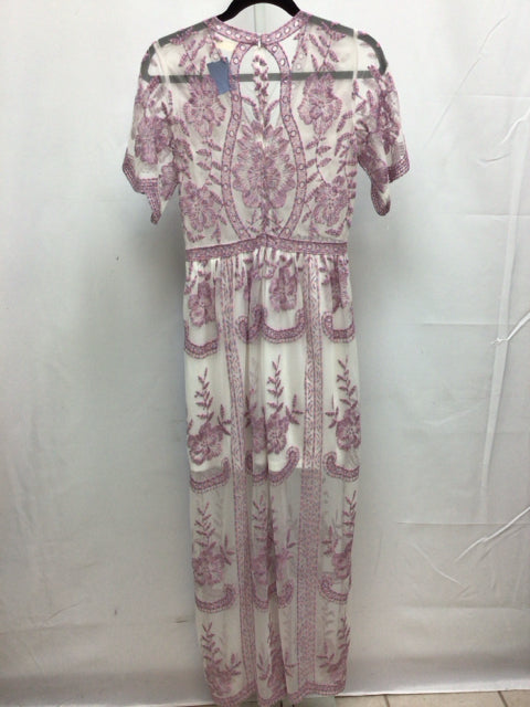 Size Small Altar'd State White Floral Junior Dress