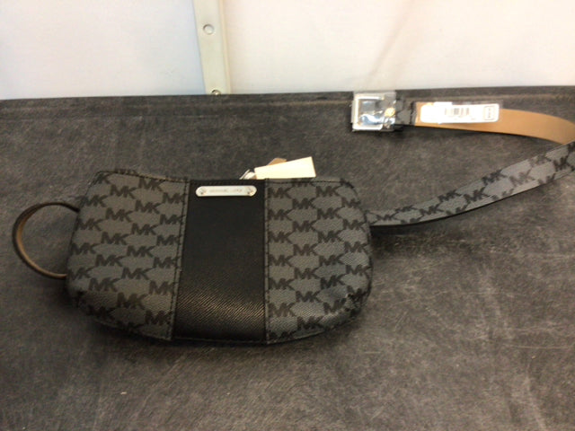 Michael Kors Black/Gray Belt Bag