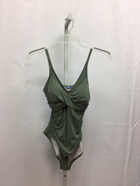 Size 8 Army Green Swimsuit