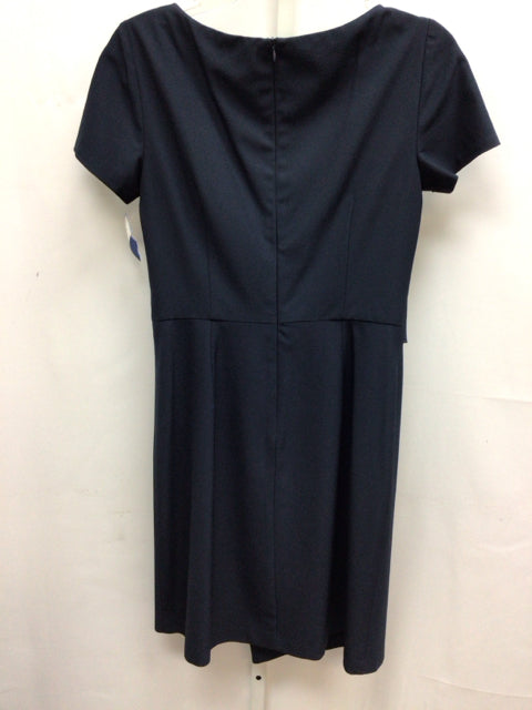 Size 6 Vince Camuto Navy Short Sleeve Dress
