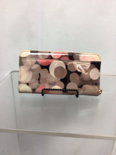 Kate Spade Pink Print Designer Wallet