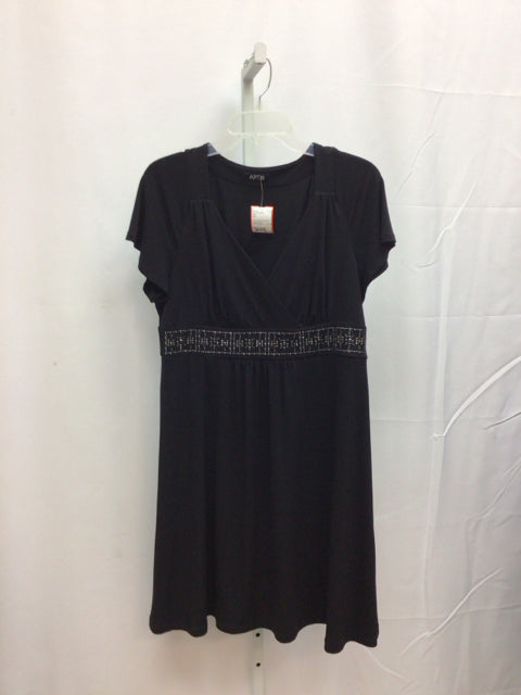 Size Large Apt 9 Black Short Sleeve Dress