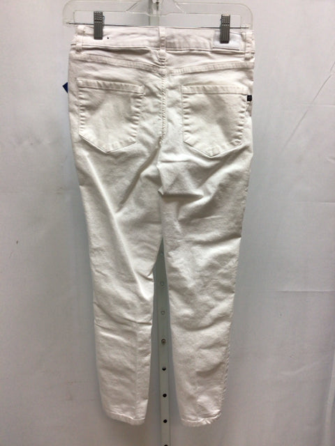 Tahari Size 27 (4) White Denim Jeans